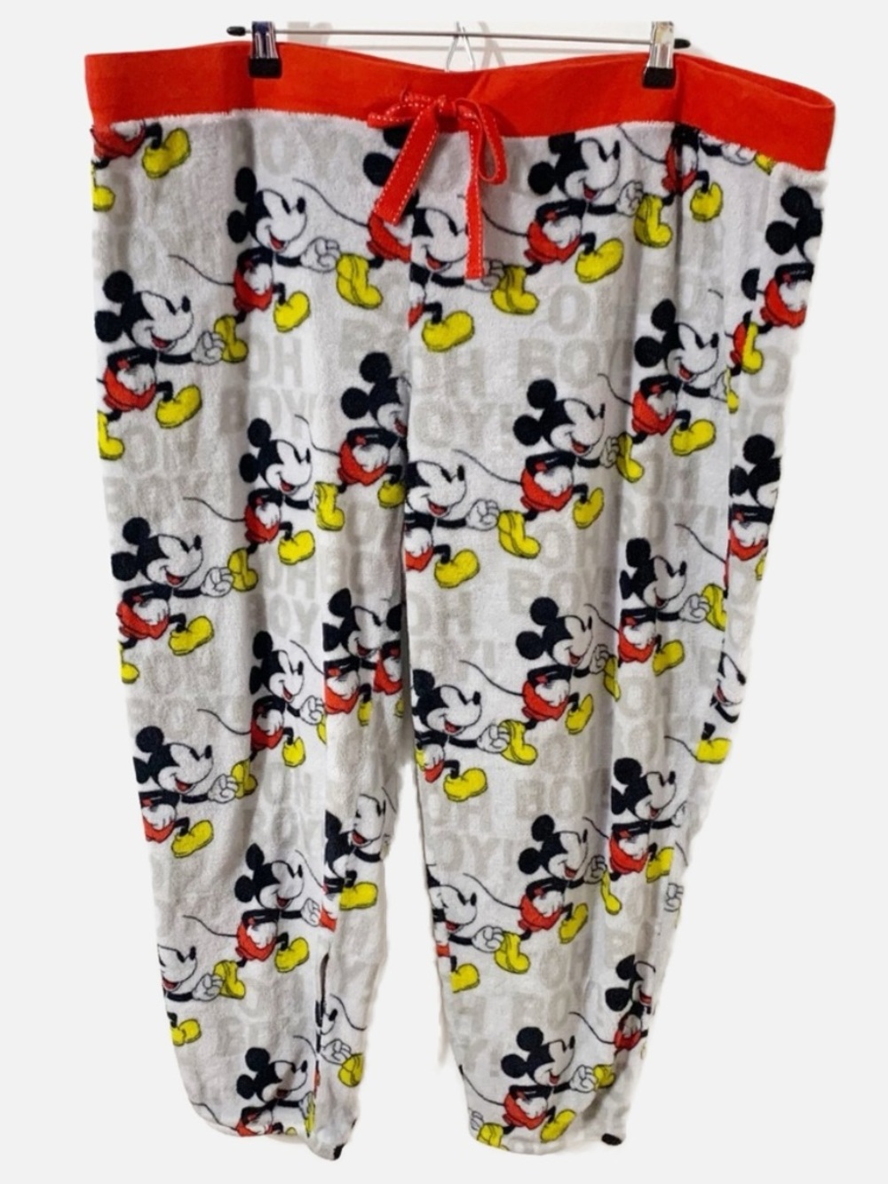 Disney Officially Licensed Mickey Mouse Fleece Pajama Sleep Pants Drawstring